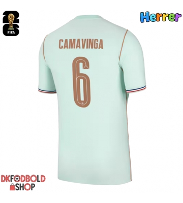 Frankrig Eduardo Camavinga #6 Udebanetrøje VM 2026 Kort ærmer